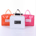 Square PU Cosmetic Bag, White Waterproof Cosmetic Bag